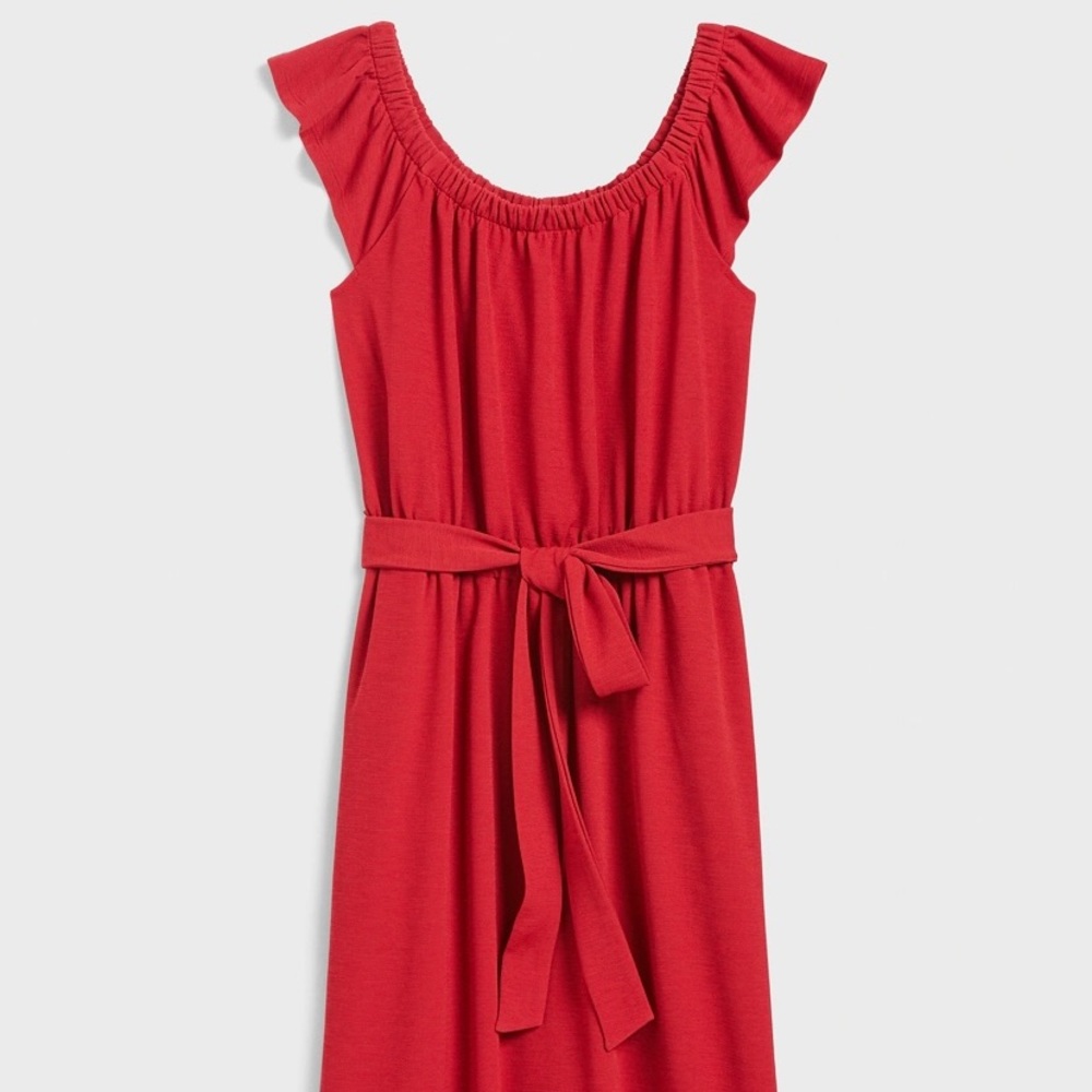 Banana Republic Flutter Sleeve Knit Dress